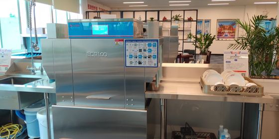 China Desgaste - máquina de lavar louça resistente do transporte da cremalheira para universidades e restaurante do fast food fornecedor